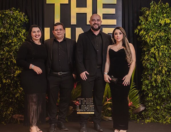 As arquitetas Paula Dossa e Rose Moretto assinaram a festa The Line, uma celebração em homenagem ao Dia do Arquiteto no Gran Reserva