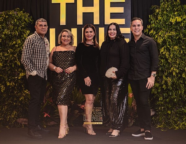 As arquitetas Paula Dossa e Rose Moretto assinaram a festa The Line, uma celebração em homenagem ao Dia do Arquiteto no Gran Reserva