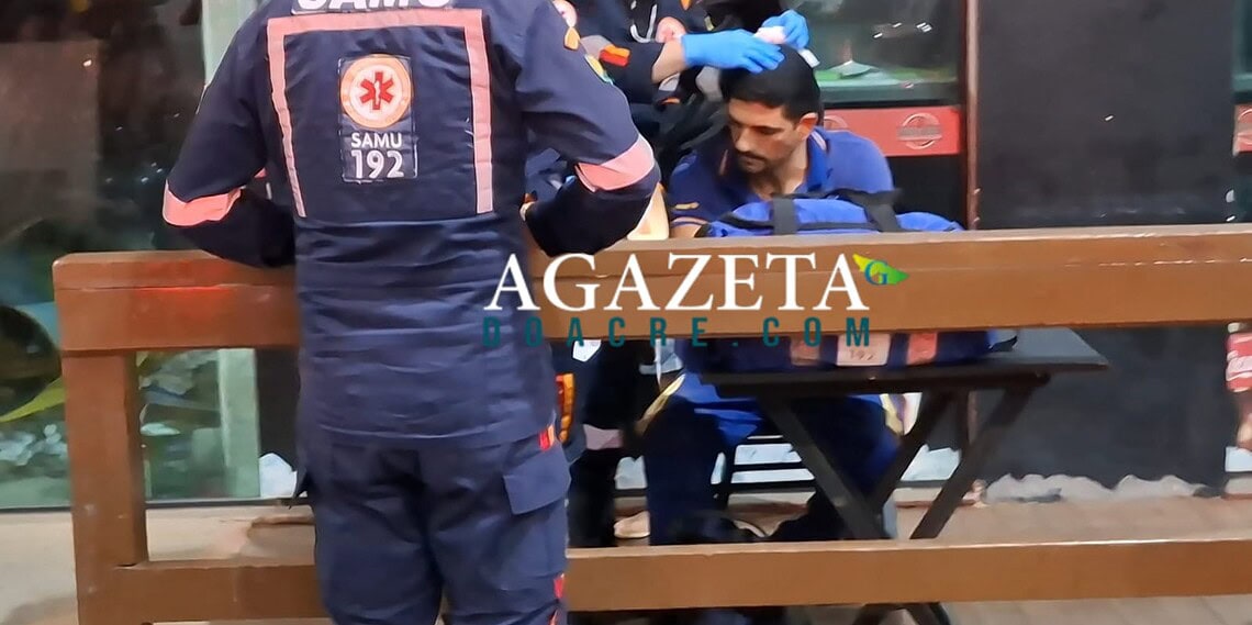 Frentista reage a assalto e é baleado de raspão na cabeça em posto de combustíveis em Rio Branco 1 Frentista reage a assalto e é baleado de raspão na cabeça em posto de combustíveis em Rio Branco