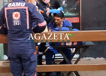 Frentista reage a assalto e é baleado de raspão na cabeça em posto de combustíveis em Rio Branco