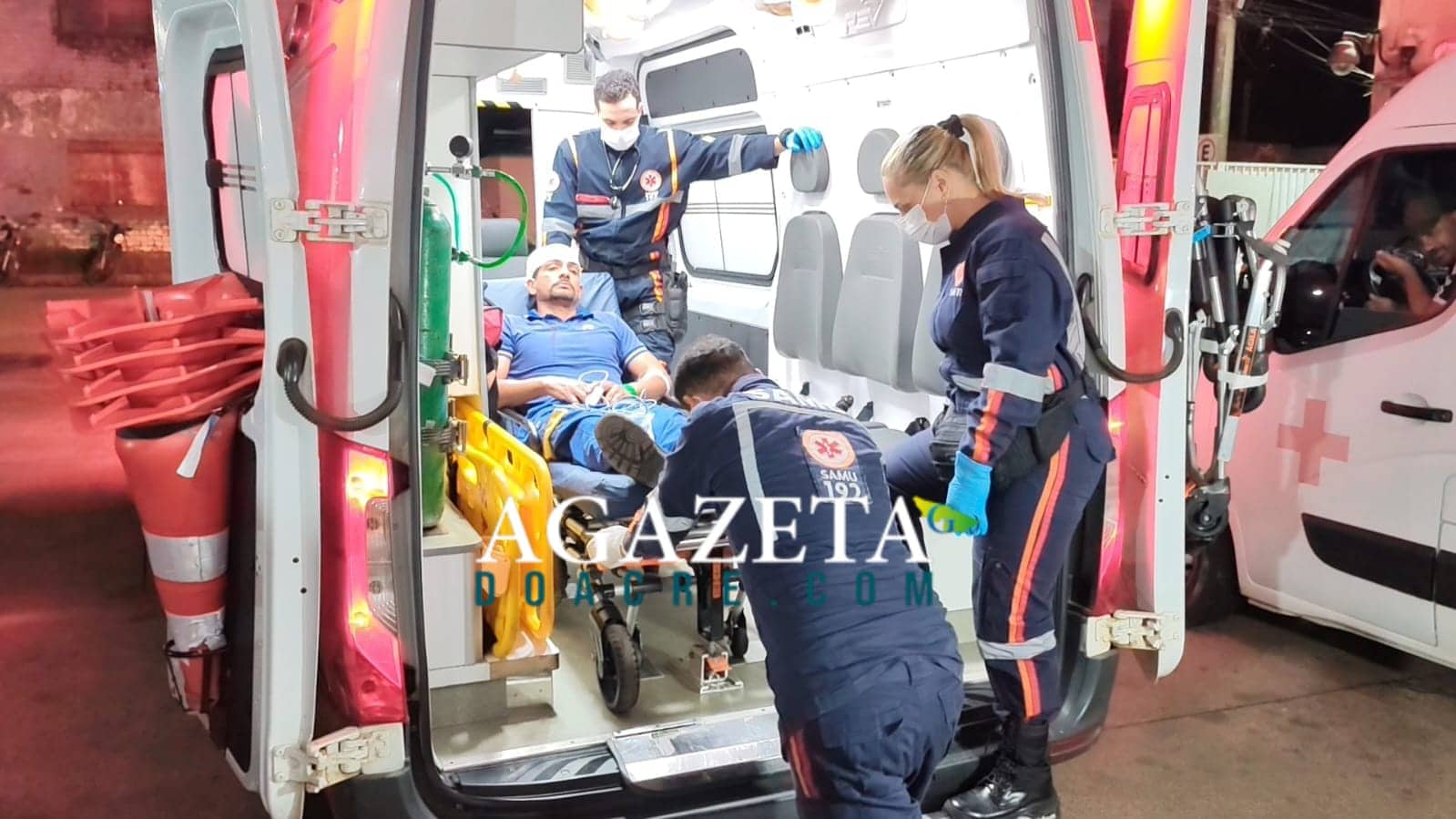 Frentista reage a assalto e é baleado de raspão na cabeça em posto de combustíveis em Rio Branco 2 Frentista reage a assalto e é baleado de raspão na cabeça em posto de combustíveis em Rio Branco