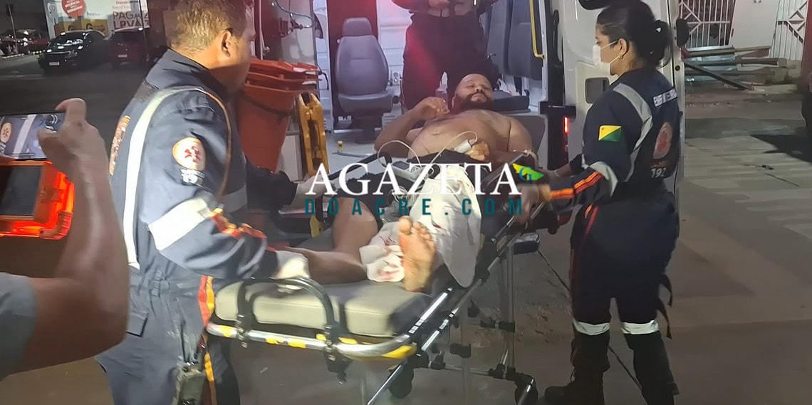 Colisão entre motocicletas deixa homem ferido no bairro Ivete Vargas, em Rio Branco