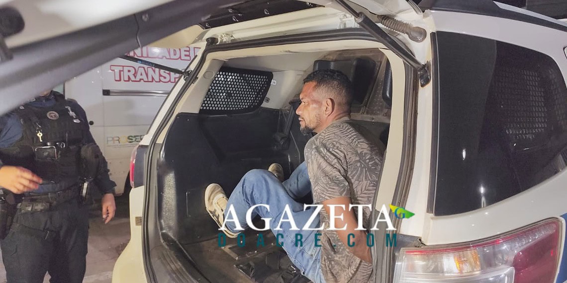 Homem é preso após tentar agredir enfermeiro e tomar arma de vigilante no Pronto-Socorro de Rio Branco