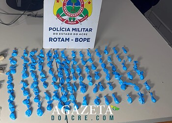 Drogas são encontradas em imóvel abandonado durante patrulhamento no bairro Defesa Civil