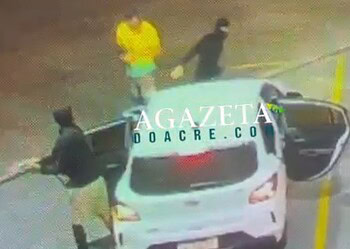 Quatro criminosos rendem frentista e assaltam posto de combustível em Rio Branco