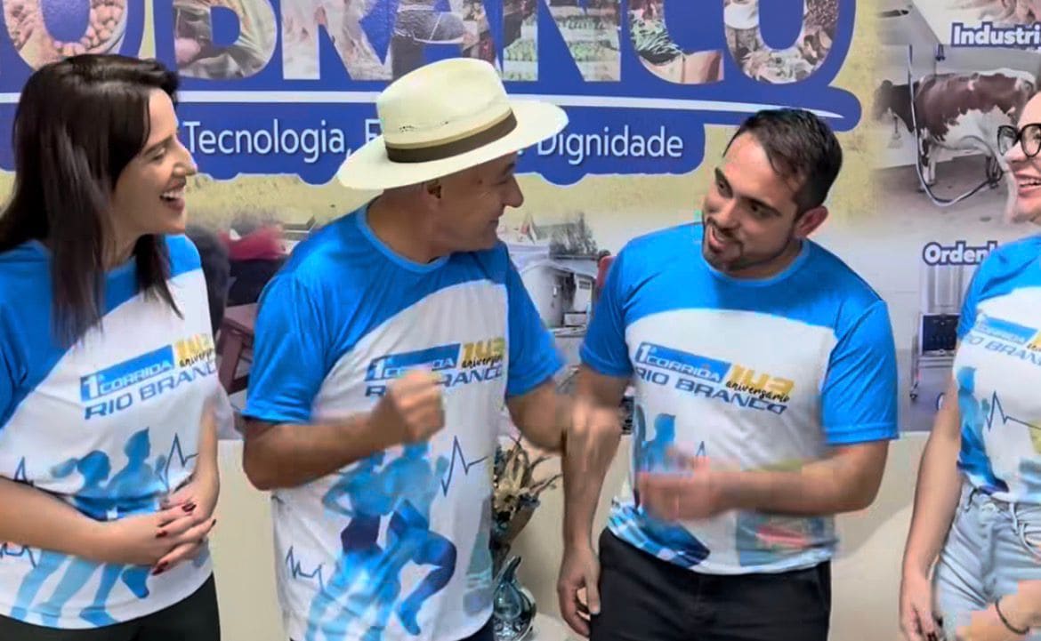 Bocalom convida inscritos a retirarem kits da corrida pelos 143 anos de Rio Branco