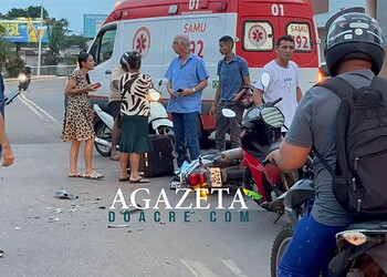 Motoboy que fazia entregas de Natal fica gravemente ferido em colisão na Avenida Ceará