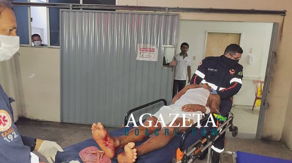 Homem é esfaqueado próximo à ponte metálica durante tentativa de homicídio em Rio Branco