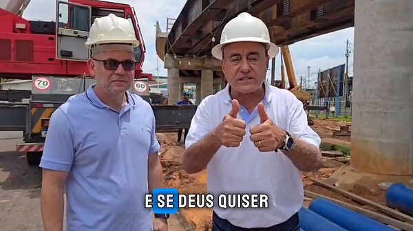 Bocalom confirma entrega do viaduto da AABB para fevereiro em Rio Branco