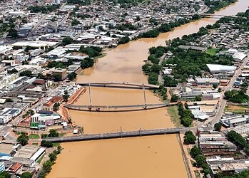 Rio Acre avança quase 30 cm em apenas 24 horas na capital acreana e preocupa Defesa Civil 4 O Rio Acre já está acima dos 15 metros. Foto: Walcimar Júnior