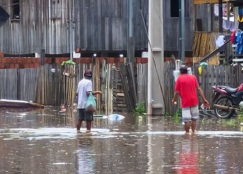 Cheia do Rio Acre já deixa mais de 360 pessoas em abrigos em Rio Branco 1 Foto: Walcimar Júnior