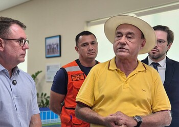 Alysson Bestene e Tião Bocalom. Foto: Anne Nascimento