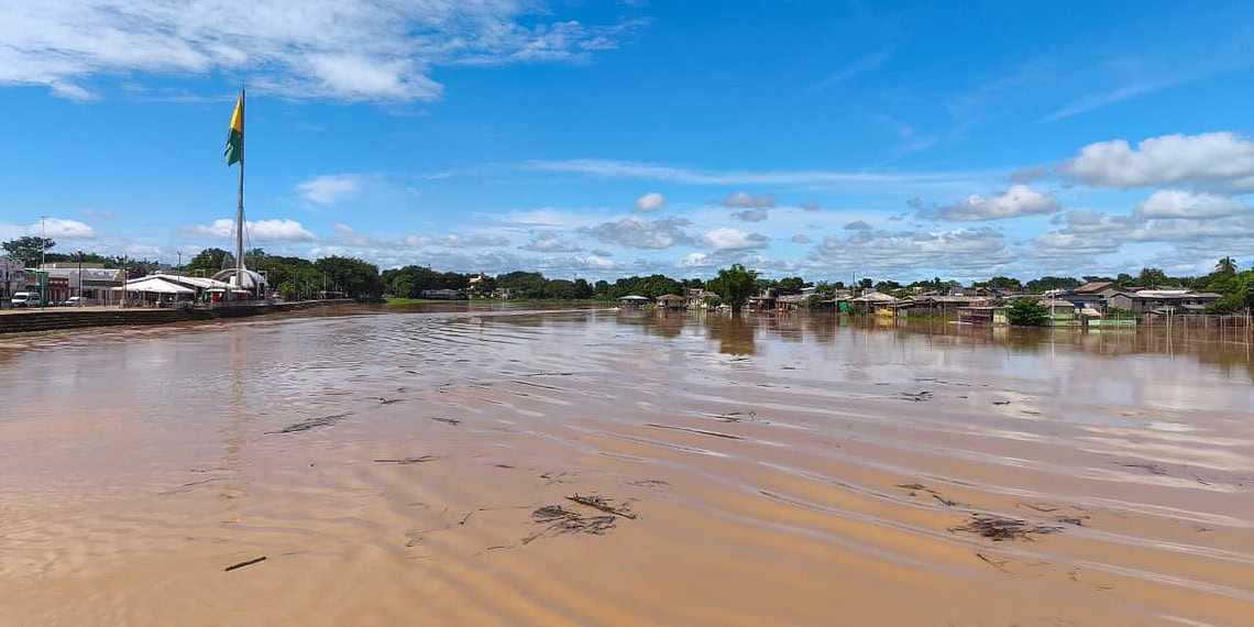 Cheia do Rio Acre já atinge cerca de 20 mil pessoas em Rio Branco, aponta Defesa Civil 1 Foto: Walcimar Júnior