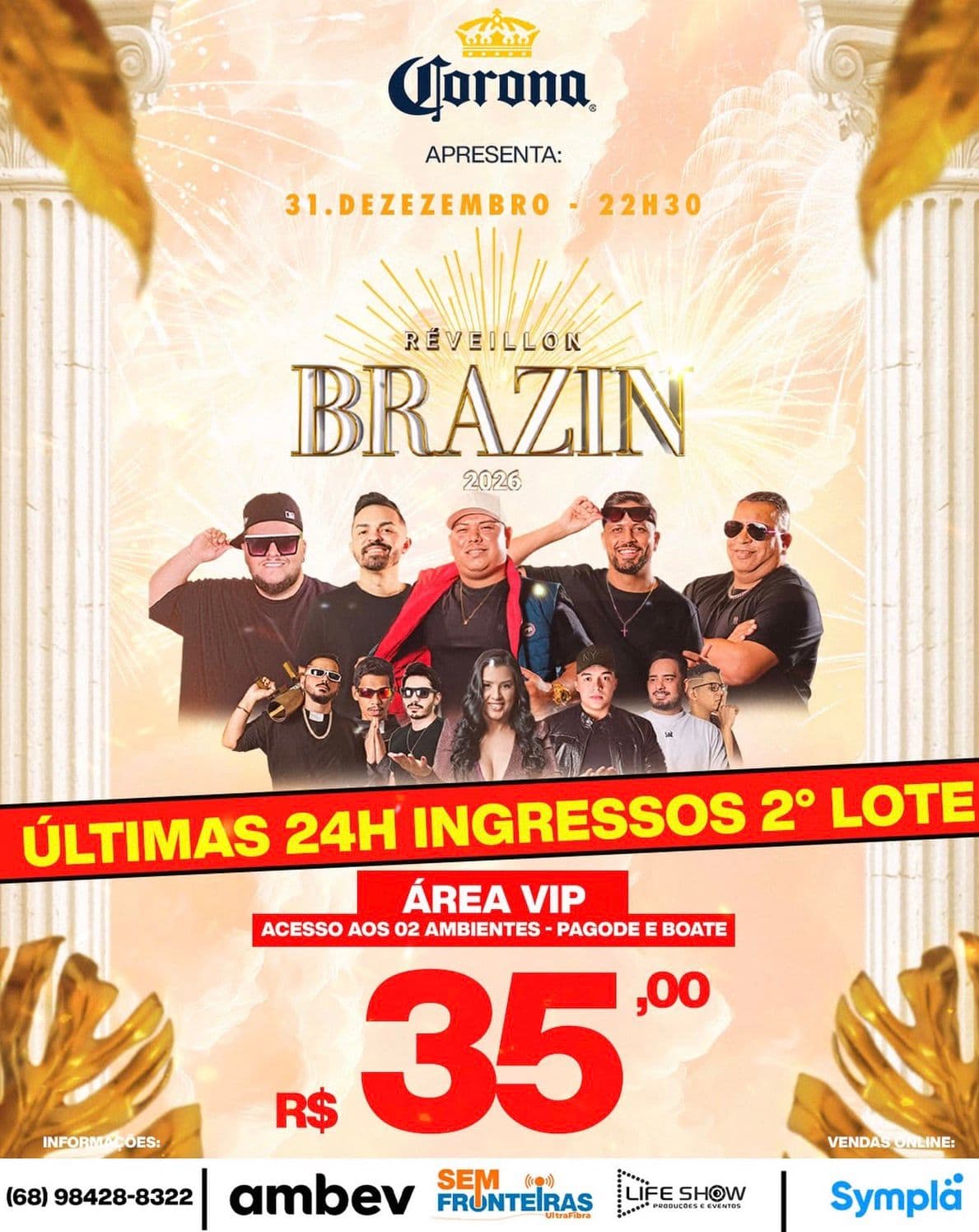 Réveillon 2026 em Rio Branco: confira as principais festas para celebrar a virada do ano 5 Réveillon 2026 em Rio Branco: confira as principais festas para celebrar a virada do ano