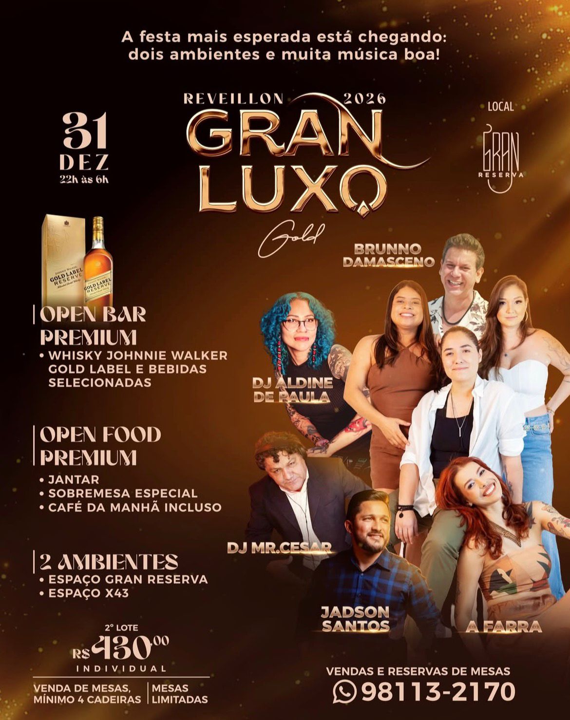 Réveillon 2026 em Rio Branco: confira as principais festas para celebrar a virada do ano 6 Réveillon 2026 em Rio Branco: confira as principais festas para celebrar a virada do ano