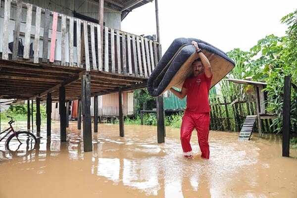 Prefeitura suspende programação do aniversário de Rio Branco neste domingo devido à enchente; corrida é mantida