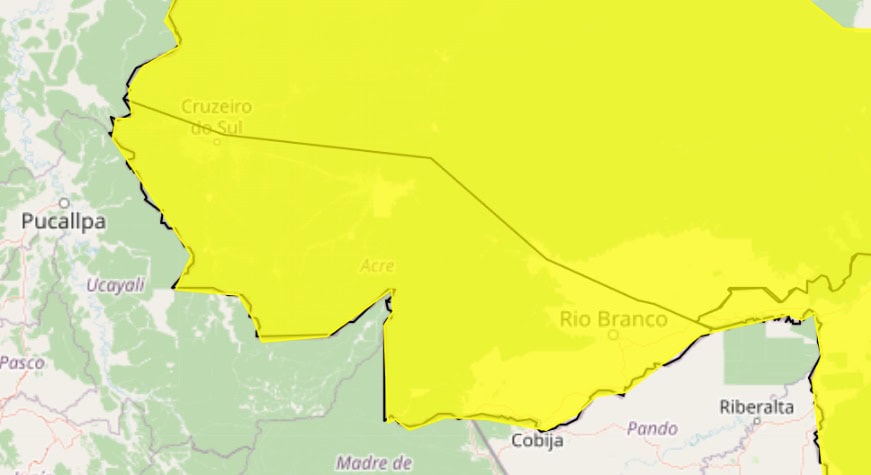 Acre segue em alerta para chuvas intensas e ventos de até 60 km/h, aponta Inmet 2 Acre segue em alerta para chuvas intensas e ventos de até 60 km/h, aponta Inmet