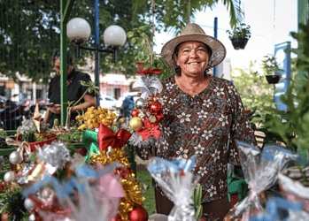 Feira Natalina da Agricultura Familiar e Economia Popular e Solidária acontece de 20 a 26 de dezembro em Rio Branco 2 Objetivo é garantir renda, dignidade e oportunidade para o produtor e a produtora, para o pequeno empreendedor e a pequena empreendedora. Foto: José Caminha/Secom