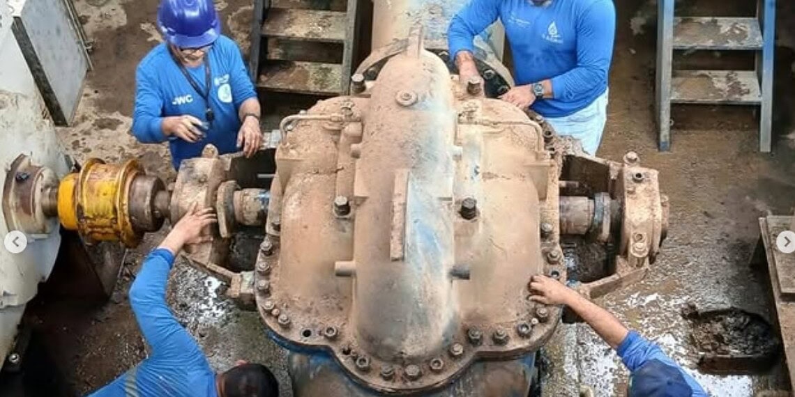 Chuva interrompe manutenção na ETA II e deixa Rio Branco sem previsão de normalização do abastecimento de água 1 Foto: Reprodução