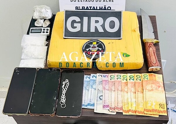 Patrulhamento do GIRO identifica ponto de tráfico e resulta em prisões no Acre