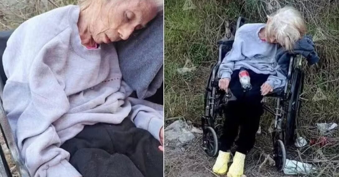 Idosa desaparecida há 5 meses foi achada abandonada em estrada de terra no México — Foto: Reprodução/X