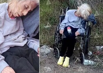 Idosa desaparecida há 5 meses foi achada abandonada em estrada de terra no México — Foto: Reprodução/X