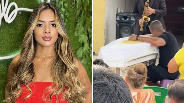 Suspeito de jogar mulher do 10º andar de prédio em São Paulo chorou no velório dela