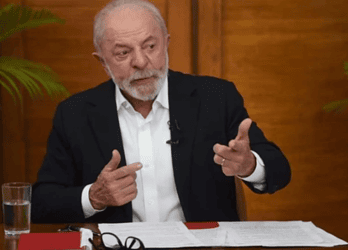 Lula sobre Flávio Bolsonaro e oposição: "sabem que perderão a eleição" 3 Presidente Lula durante entrevista ao EM Minas, programa do Estado de Minas, Portal Uai e TV Alterosa. - (crédito: Gladyston Rodrigues/EM/D.A Press)