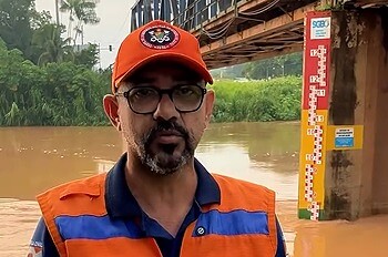 Rio Acre inicia vazante em Brasiléia após atingir pico de 8,80 metros, diz Defesa Civil