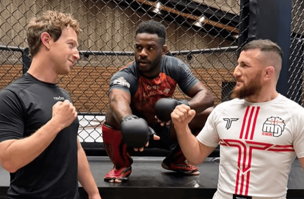 Mark Zuckerberg leva tapa na cara de ex-campeão do UFC. Veja vídeo
