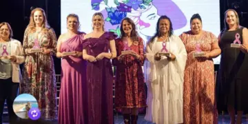 Nos domínios do Buffet Gran Reserva, a noite desta terça-feira, aconteceu o Prêmio Laço Branco e Laço Lilás, iniciativa da SEMULHER