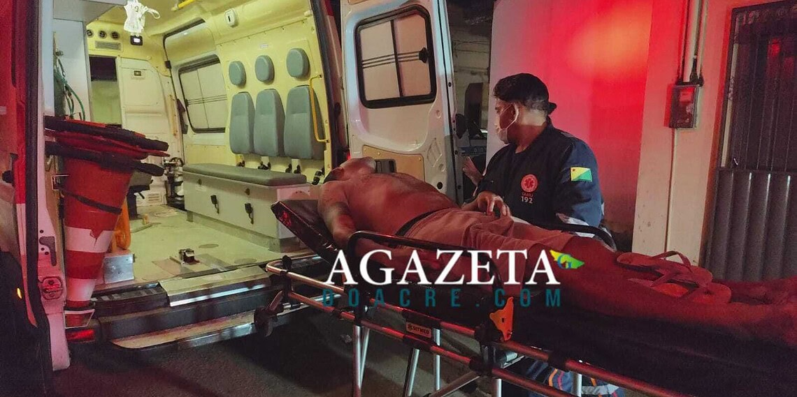 Os vizinhos acionaram o Samu após a confusão. Foto: A Gazeta do Acre