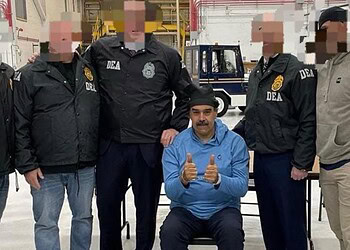 Casa Branca publica imagens de Maduro sendo levado à prisão nos EUA 6 Foto: Reprodução/Casa Branca