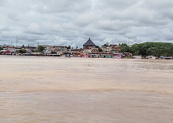 Pela segunda vez em janeiro, Rio Juruá supera cota de segurança em Cruzeiro do Sul 2 Cruzeiro do Sul intensificou monitoramento após novo transbordamento do rio. Foto: Prefeitura de Cruzeiro do Sul