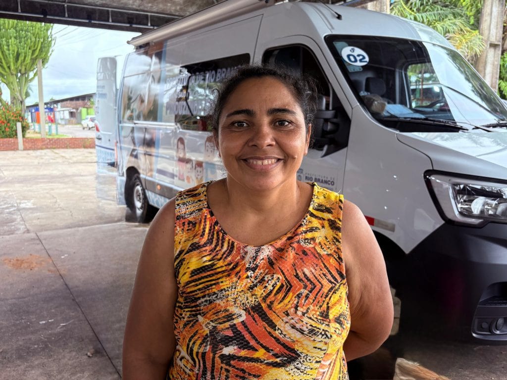 Saúde Municipal leva atendimento odontológico a famílias acolhidas no Parque de Exposições