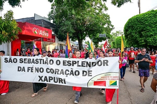 Fé e tradição marcam a 124ª Festa de São Sebastião em Xapuri