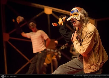 Grupo dos Dez abre turnê nacional em Rio Branco com teatro negro, formação artística e homenagem a João das Neves 1 Lazarillo de Tormes (Foto: Guto Muniz)