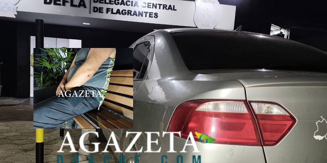 Motorista de aplicativo é sequestrado e tem carro usado em tentativas de assalto em Rio Branco 1 Motorista de aplicativo é sequestrado e tem carro usado em tentativas de assalto em Rio Branco