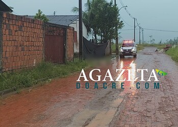 Homem é morto a golpes de faca e terçado no bairro Rosa Linda no Segundo Distrito de Rio Branco
