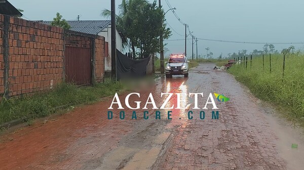 Homem é morto a golpes de faca e terçado no bairro Rosa Linda no Segundo Distrito de Rio Branco