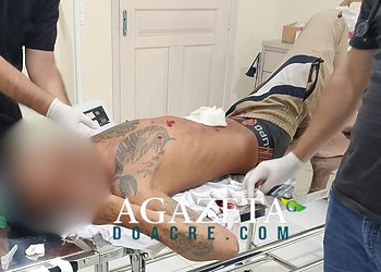 Homem é ferido a facadas e tem vísceras expostas no Acre; suspeito é preso