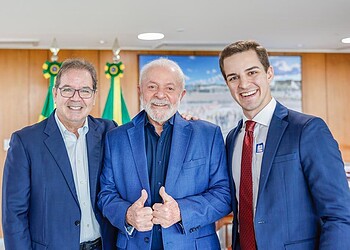 Tião Viana, presidente Lula e Virgílio Viana. Foto: Reprodução/redes sociais