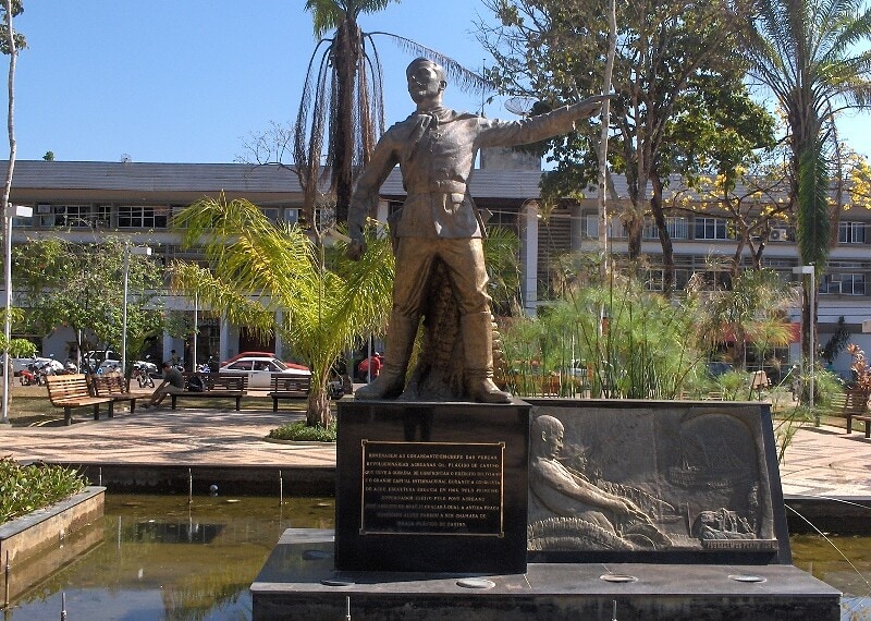 O ponto de partida do circuito será a Praça da Revolução, especificamente na estátua de Plácido de Castro.