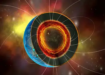 Camadas de rocha derretida no interior de Super-Terras podem gerar campos magnéticos. Foto: Laboratório de Energética a Laser da Universidade de Rochester / Michael Franchot