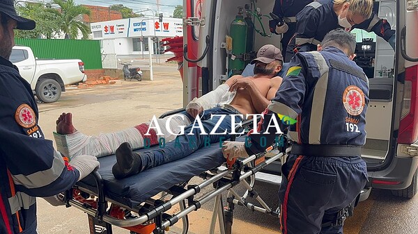 Acidente em ramal da Transacreana deixa motociclista com fratura exposta