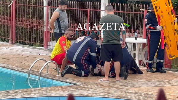 Mulher escorrega em área de piscina e sofre traumatismo em Rio Branco