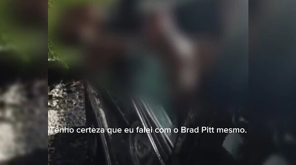 Mulher acredita se relacionar com Brad Pitt e espera ator no RS