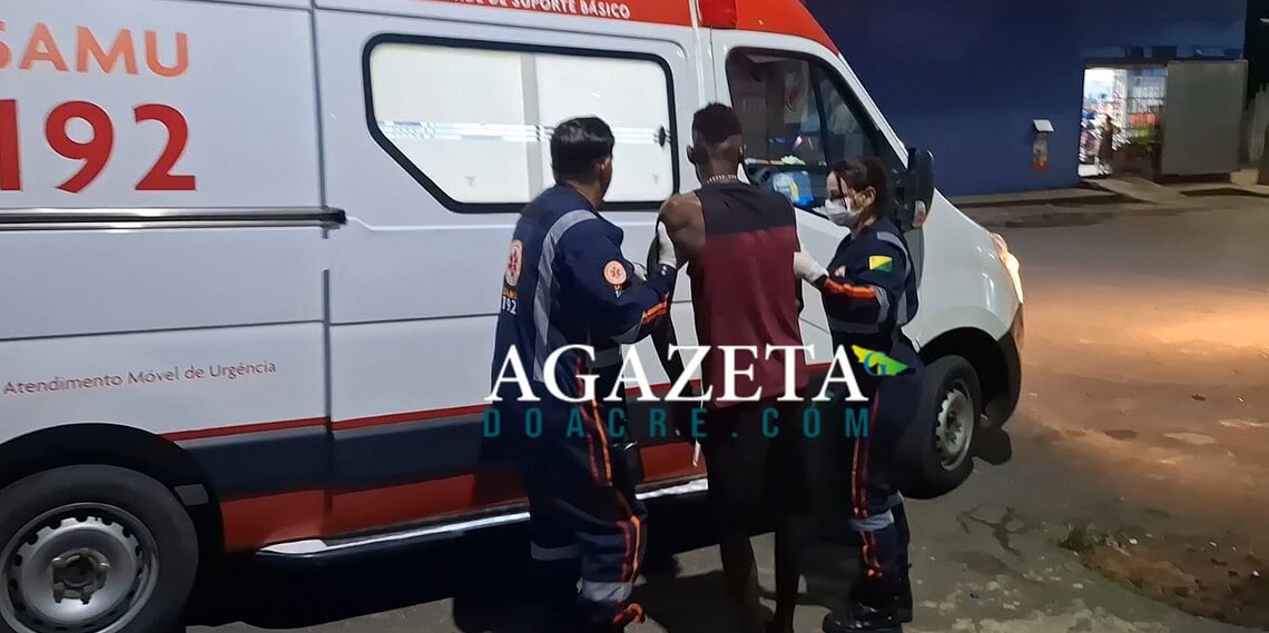Homem é agredido a golpes de ripa no bairro da Base, em Rio Branco 1 Homem é agredido a golpes de ripa no bairro da Base, em Rio Branco