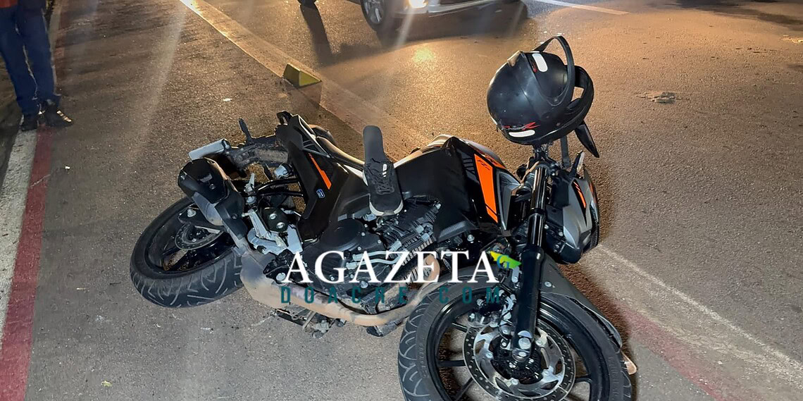 Professor sofre traumatismo craniano gravíssimo após colisão entre motos em avenida de Rio Branco