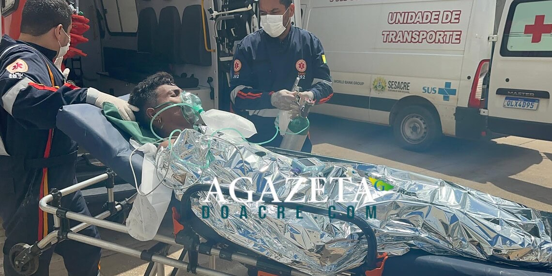 Tentativa de furto em galpão termina com descarga elétrica e jovem ferido em Rio Branco